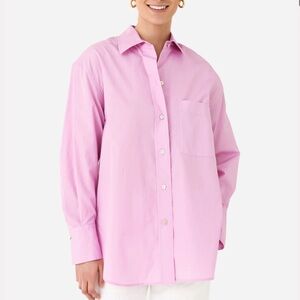 VINCE WOMEN'S OVERSIZED LONG SLEEVE SHIRT LARGE